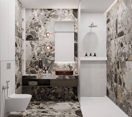 Grappolo Multi Керамогранит серый CR6012G0461R 59,5х119,1 матовый