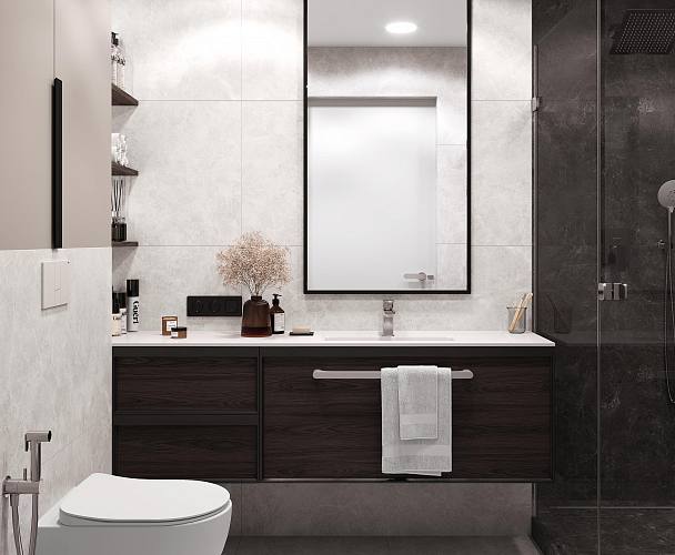 Runa Bianco Керамогранит светло-серый 60х120 Матовый Структурный